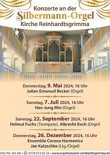 Konzerte an der Silbermann-Orgel